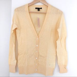Banana Republic Pima Cotton/Wool Blend Cardigan